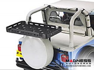 Jeep Wrangler Universal Power Step Tray For HighRock 4x4 Racks by Bestop - Black 